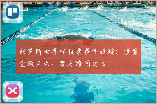 俄罗斯世界杯假票事件追踪：涉案金额巨大，警方跨国打击